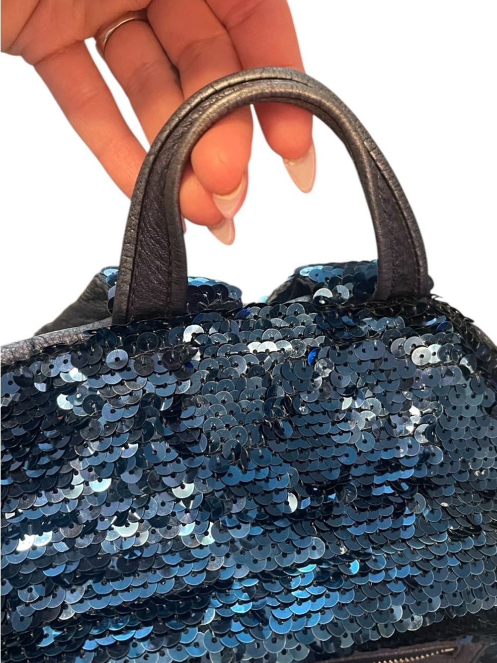 EUC Vintage Coach Poppy Sequin Spotlight Backpack Limited Edition - Picture 5 of 16